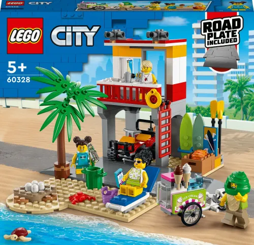 LEGO City Stanowisko ratownicze na plaży 60328