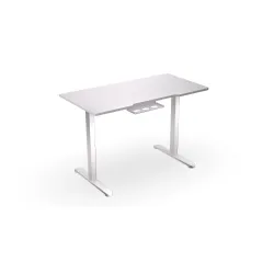 Biurko Endorfy Atlas S Electric Onyx White 114cm Regulacja wysokości Biały