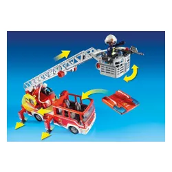 Playmobil 9463 merdivenli itfaiye aracı