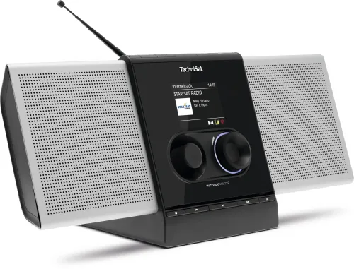 Wieża TechniSat MULTYRADIO 600 CD IR 40W Wi-Fi Bluetooth Radio FM DAB Czarno-srebrny