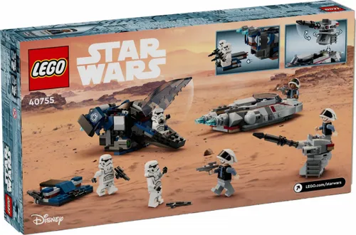 LEGO Klocki Star Wars 40755 Imperialny transportowiec kontra zwiadowczy śmigacz Rebelii