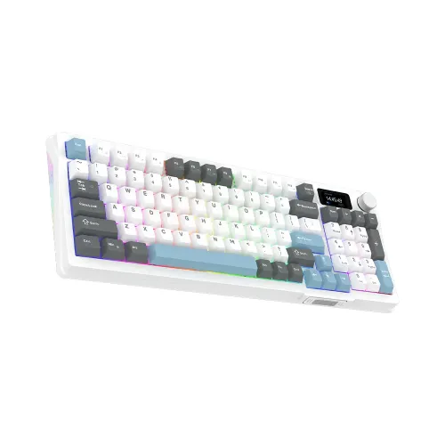 Klawiatura mechaniczna Aqirys Atria White Linear Biały