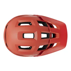 Kask rowerowy LAZER Coyote KinetiCore Rdzawo-pomarańczowy mat MTB z możliwością zamontowania lampki (rozmiar L)