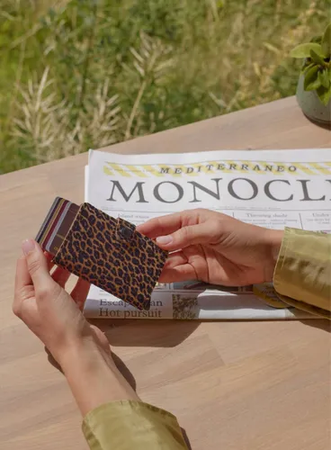 Portfel kieszonkowy Secrid Miniwallet Leo - beige