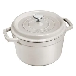 Garnek żeliwny okrągły wysoki 4.8 ltr, truflowy STAUB LA COCOTTE Truflowy
