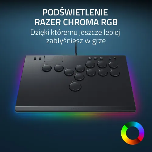 Kontroler Razer Kitsune do PC, PS5 Przewodowy Czarny
