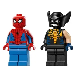 LEGO Super Heroes Marvel 76336 Spider-Man w samochodzie kontra zvenomowany Wolverine