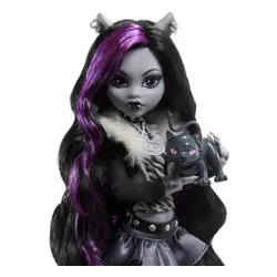 Lalka MONSTER HIGH Reel Drama Straszny Seans Clawdeen Wolf HKN28