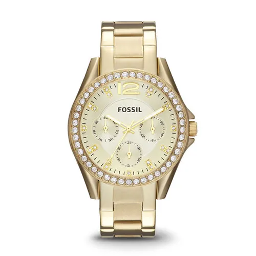 Fossil Riley ES3203 Gold / Gold Saati