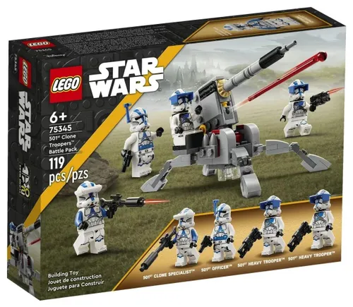 LEGO Star Wars TM 75345 боевой набор-солдаты-клоны из 501. легион