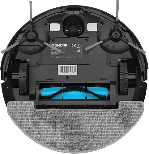 Robot sprzątający Sencor SRV 3160TQ Funkcja mopowania Tworzenie mapy pomieszczenia 62db