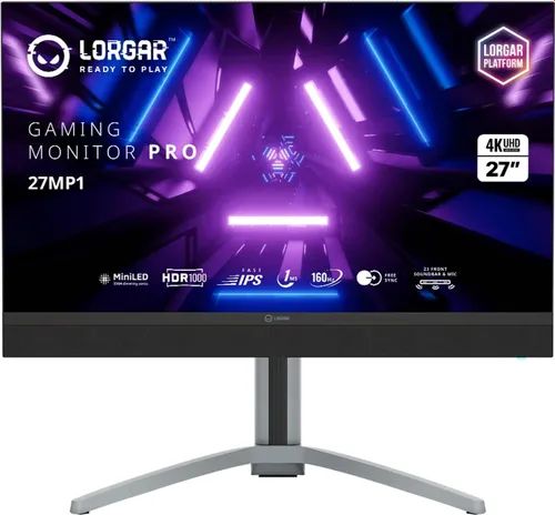 Monitor LORGAR Pro 27MP1 27" 3840x2160px IPS 160Hz 1 ms