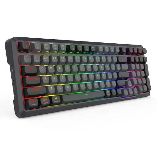 Klawiatura mechaniczna Redragon K688GB-RGB-PRO Bragi Dragon Growl Czarny