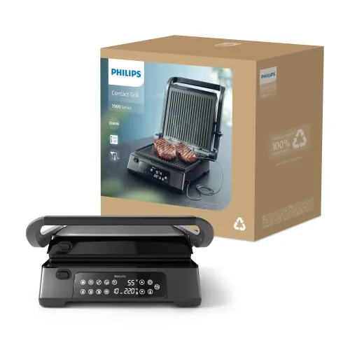 Grill elektryczny Philips Series 7000 HD6307/70 Programy automatyczne