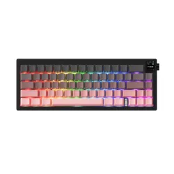 Klawiatura mechaniczna Ajazz AK650 Dream Weaver Switch Czarno-różowy