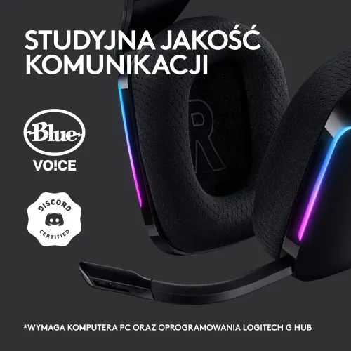 Наушники геймерские / игровые Logitech G733 Lightspeed Черные (981-000864)