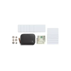 Кожаный кошелек унисекс Bellroy Folio Mini - угольный / кобальтовый