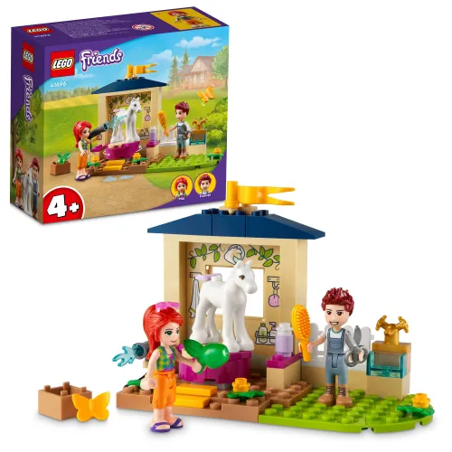 LEGO 41696 Friends Kąpiel dla kucyków w stajni