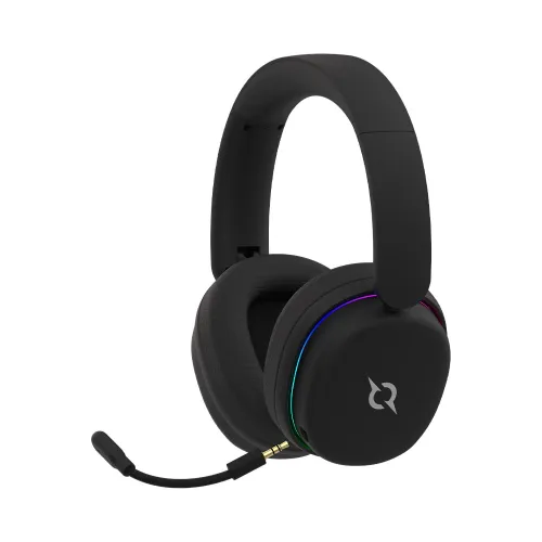 Słuchawki bezprzewodowe z mikrofonem Aqirys Luna Nauszne Czarny