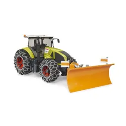 BRUDER Traktor Claas Axion 950 z pługiem do śniegu