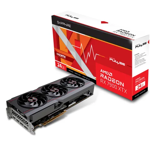 Karta graficzna Sapphire technology PULSE Radeon RX 7900 XTX 24GB GDDR6 320bit FSR