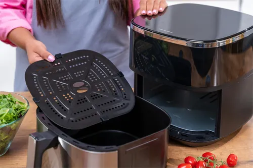 Air Fryer Frytkownica beztłuszczowa GÖTZE & JENSEN AF600X 6l z okienkiem do obserwacji postępów gotowania