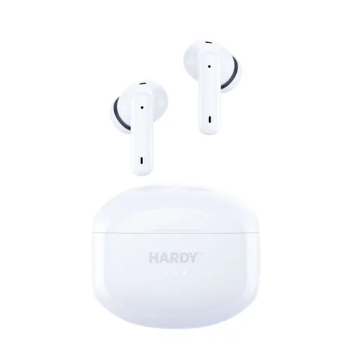 Słuchawki bezprzewodowe 3mk HARDY LifePods Pro ANC Dokanałowe Bluetooth 5.3 Biały