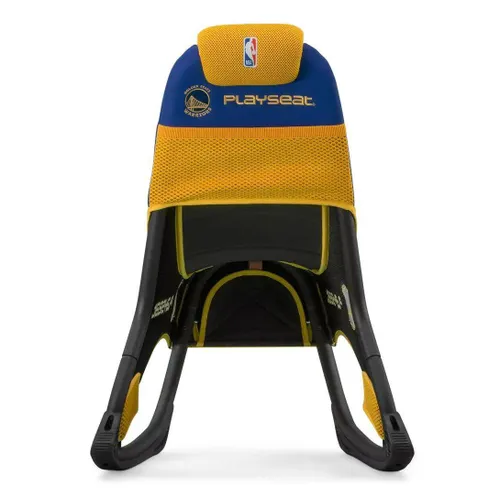 Fotel Playseat Champ NBA-Golden State Warrios Gamingowy do 122kg Tkanina Niebiesko-żółty