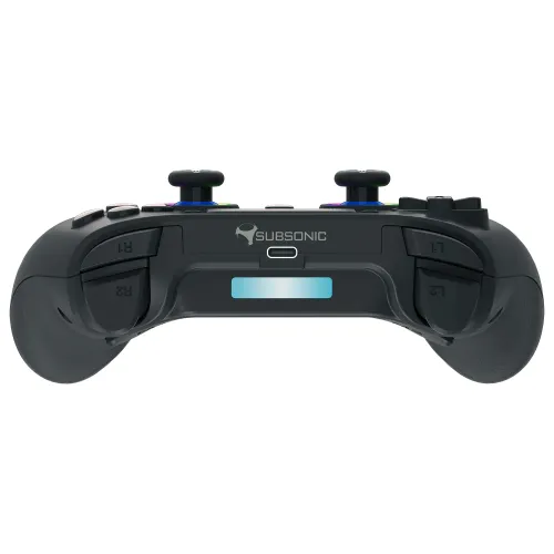 Pad Subsonic SA5716-1 Wireless LED Controller Black do PS5, PC Bezprzewodowy Czarny + Słuchawki LucidSound LS10P