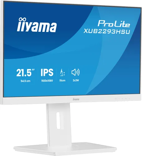 Monitor IIYAMA Prolite XUB2293HSU-W7 21.5" 1920x1080px IPS 100Hz 1 ms [MPRT]
