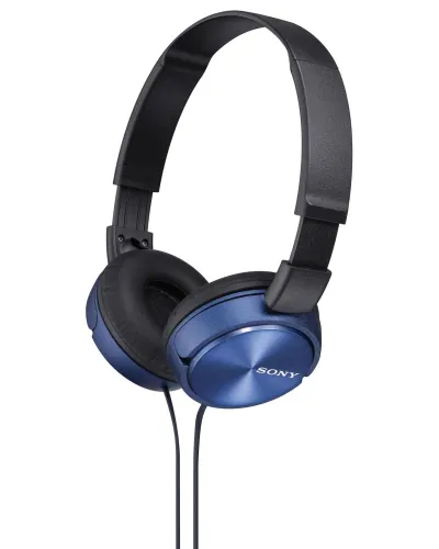 Słuchawki przewodowe Sony MDR-ZX310AP Nauszne Mikrofon Niebieski