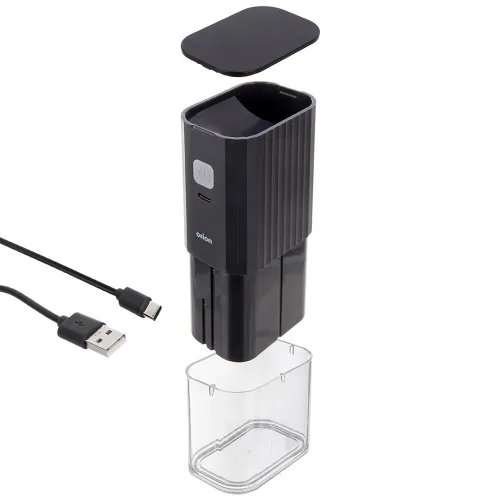 Młynek Elektryczny do Mielenia Kawy Ziarnistej Bezprzewodowy z Kablem USB