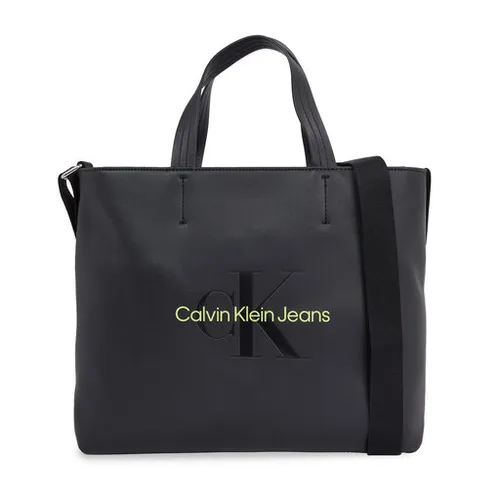 Calvin Klein Jeans Sculpted Mini Slim Tote26 Mono Handbag K60K611547 Черный