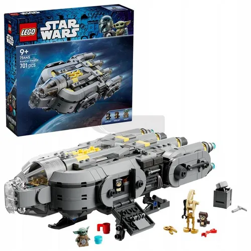 LEGO STAR WARS 75445 Mandalorian Grogu Anzellański statek, zestaw klocków