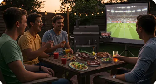 Grill węglowy ogrodowy Berdsen BD-891 komin żeliwny ruszt z pokrywą popielnik + termometr