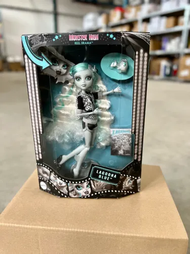 zestaw VMA764448 + VMA766784 (Lalka MONSTER HIGH Reel Drama Straszny Seans Lagoona Blue HKN30 + Monster High Lalka Reel Drama Hkn29 Frankie Stein)