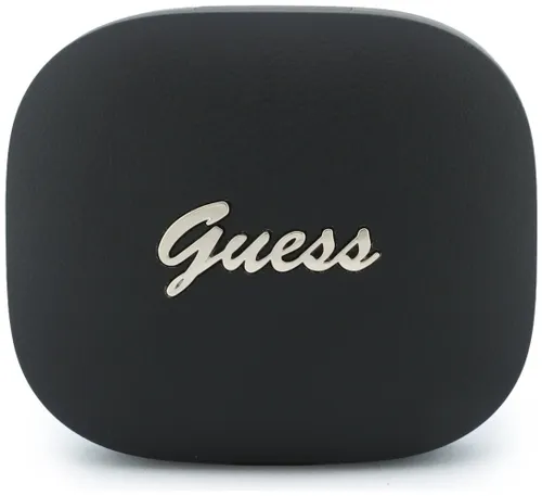 Słuchawki dokanałowe GUESS Script Metal Logo Czarny z tłumaczem