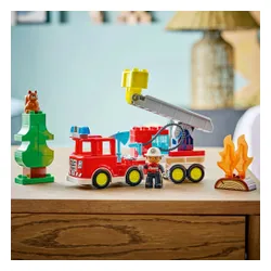 LEGO 10473 DUPLO Wóz strażacki z wężem i strażakiem