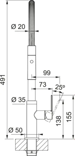 Bateria FRANKE Maris Slim Semi-Pro 115.0728.396 Czarny mat