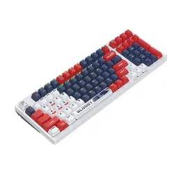 Klawiatura mechaniczna A4tech Bloody S98 Sports Navy - BLMS Red - biały