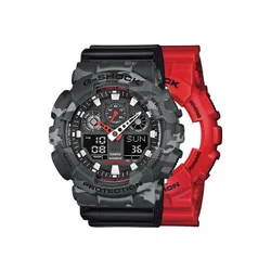 Casio Zegarek SET GA-100B-4AER + BEZEL 10507071 + PASEK 10347688