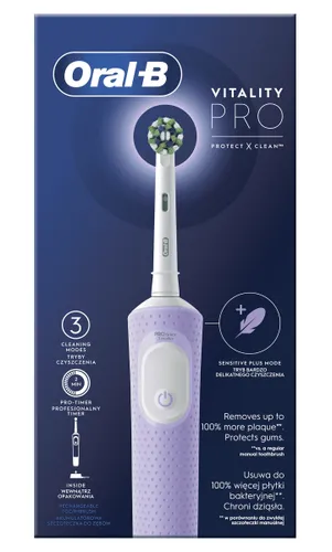 Szczoteczka rotacyjna ORAL-B Vitality Pro D103 Fioletowy