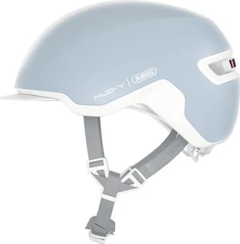 Kask rowerowy ABUS Hud-y Pure Niebiesko-biały Miejski (rozmiar L)