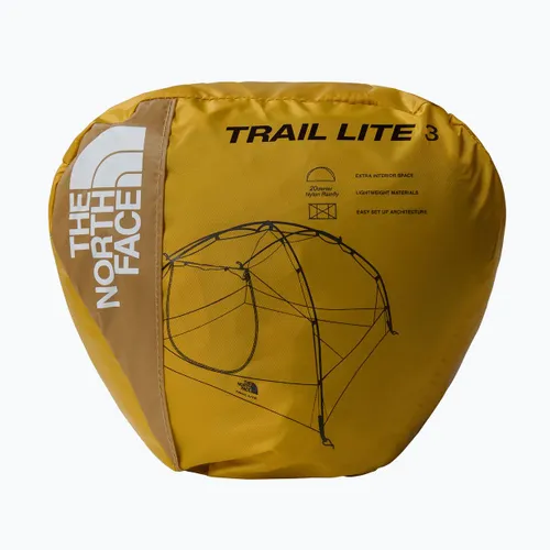 Трекинговая палатка The North Face Trail Lite на 3 человека khaki stone/ arrowwood yellow