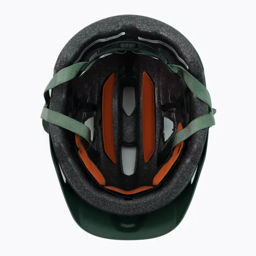 Kask rowerowy dziecięcy Bell Sidetrack Jr matte dark green orange