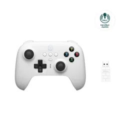 Pad 8BitDo Ultimate 2.4G Wireless Hall Effect do PC, Android, iOS Bezprzewodowy Biały