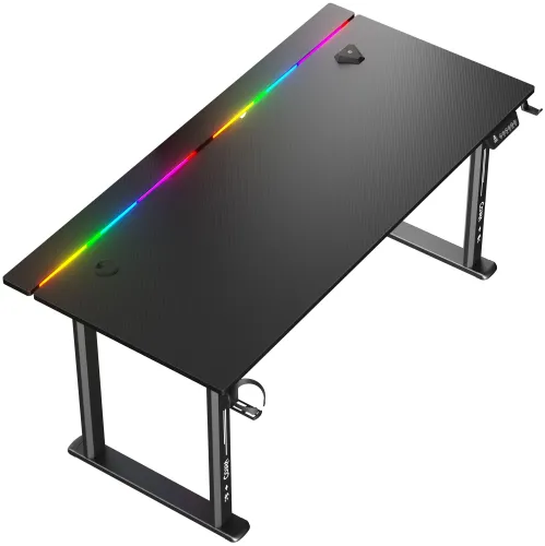 Biurko gamingowe COBRA Electra S CRF1621ELBKRGB Czarny