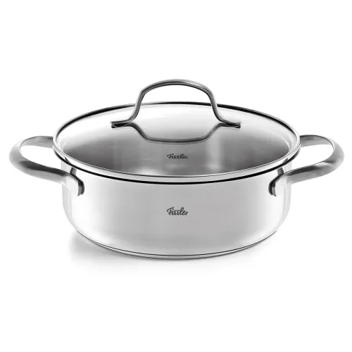FISSLER San Francisco 1,2 l - garnek ze stali nierdzewnej ze szklaną pokrywką