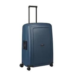 Большой чемодан Samsonite S'Cure Eco-темно-синий