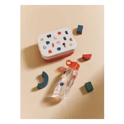 Zestaw lunchbox + butelka Liewood Chelsey Lunchbox Set - characters / sandy